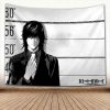 Nice Death Note Anime Tapestry Colorful Psychedelic Decorative Carpet Wall Fabric For Living Room Bedroom Tapestries 3 - Death Note Shop