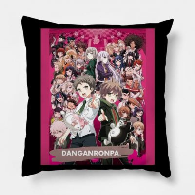 Danganronpa 1 And 2 All In It Throw Pillow Official Luffy Merch