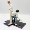 24cm Death Note Anime Figure Light Yagami L Action Figure 1160 Yagami Light 1200 L Lawliet 2 - Death Note Shop