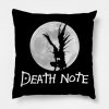 Minimalistic Death Note Throw Pillow Official Luffy Merch