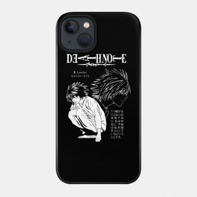 Death Note L Phone Case Official Haikyuu Merch