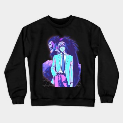 Death Note Vaporwave Crewneck Sweatshirt Official Haikyuu Merch