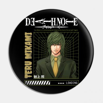 Death Note Teru Mikami Pin Official Haikyuu Merch
