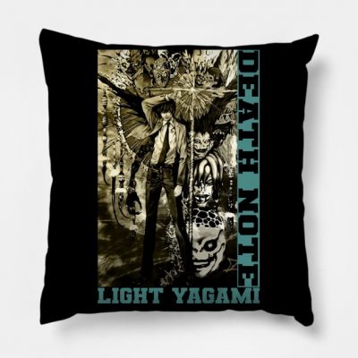 Light Yagami Death Note Throw Pillow Official Luffy Merch