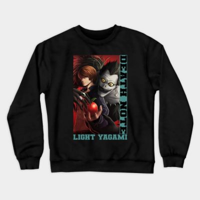 Light Yagami Death Note Crewneck Sweatshirt Official Haikyuu Merch