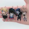 Anime DEATH NOTE Keychain Yagami Light kira Cosplay Accessories Key Chain Pendant Cartoon Badge - Death Note Shop