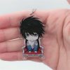 Anime DEATH NOTE Keychain Yagami Light kira Cosplay Accessories Key Chain Pendant Cartoon Badge 4 - Death Note Shop