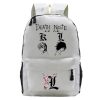 Anime Death Note Backpack Women Fashion Daily Travel Rucksack Japanese Manga Death Note School Bags for 1 - Death Note Shop