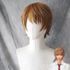 Anime Death Note Yagami Light Cosplay Wig Short Brown Heat Resistant Hair Pelucas Cosplay Wigs Wig - Death Note Shop