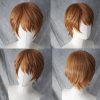 Anime Death Note Yagami Light Cosplay Wig Short Brown Heat Resistant Hair Pelucas Cosplay Wigs Wig 2 - Death Note Shop