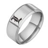 AsJerlya Anime Death Note L Letter Stainless Steel Finger Rings Cosplay Yagami Light Jewelry Accessories Punk 4 - Death Note Shop