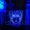 DEATH NOTE Anime 3D Lamp Yagami Acrylic Led Night Light 7 Colors Touch Optical Illusion Table - Death Note Shop