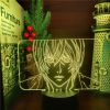 DEATH NOTE Anime 3D Lamp Yagami Acrylic Led Night Light 7 Colors Touch Optical Illusion Table 2 - Death Note Shop