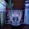 DEATH NOTE Anime 3D Lamp Yagami Acrylic Led Night Light 7 Colors Touch Optical Illusion Table 5 - Death Note Shop