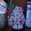 DEATH NOTE L Lawliet Anime 3D Lamp RGB led Night Lights Birthday Gift for Friends Lava 3 - Death Note Shop