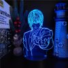DEATH NOTE Yagami Anime 3D Lamp Acrylic Led Night Light 7 Color Touch Optical Illusion Table - Death Note Shop