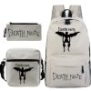 Death Note Anime Men s Backpack Pencil Bag Student Laptop Backpack Anime Death Note Bag School - Death Note Shop