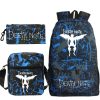 Death Note Anime Men s Backpack Pencil Bag Student Laptop Backpack Anime Death Note Bag School 3 - Death Note Shop