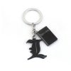 Death Note Keychain Anime Key Chain Black Book Key Ring Holder Pendant Chaveiro Jewelry for gift 5 - Death Note Shop
