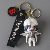 Death Note Keychain Anime L Ryuuku Ryuk Lanyard Key Rings 3D Doll Figure Key Buckles Props 2 - Death Note Shop
