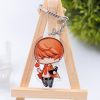 Death Note Keychain Cute Double Sided Ryuk L Key Chain Pendant Anime Accessories Cartoon Key Ring 2 - Death Note Shop