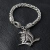 Death Note Pendant Women Bracelet Splicing Anime Bracelets Woman Fashion Hollow European Chain Bangles Silver Color 1 - Death Note Shop