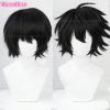 L Lawliet Cosplay Wig Anime Death Note L Cosplay Wigs 35cm Short Black Heat Resistant Hair 1 - Death Note Shop