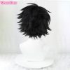 L Lawliet Cosplay Wig Anime Death Note L Cosplay Wigs 35cm Short Black Heat Resistant Hair 4 - Death Note Shop