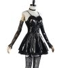 Misa Amane Cosplay Costume Death Note Cosplay Misa Amane Imitation Leather Sexy Dress Uniform Outfit 2 - Death Note Shop