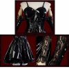 Misa Amane Cosplay Costume Death Note Cosplay Misa Amane Imitation Leather Sexy Dress Uniform Outfit 5 - Death Note Shop