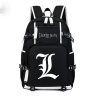 New Anime Death Note USB Backpack School Bags Bookbag Men Women Travel Laptop Rucksack Kids Knapsack - Death Note Shop